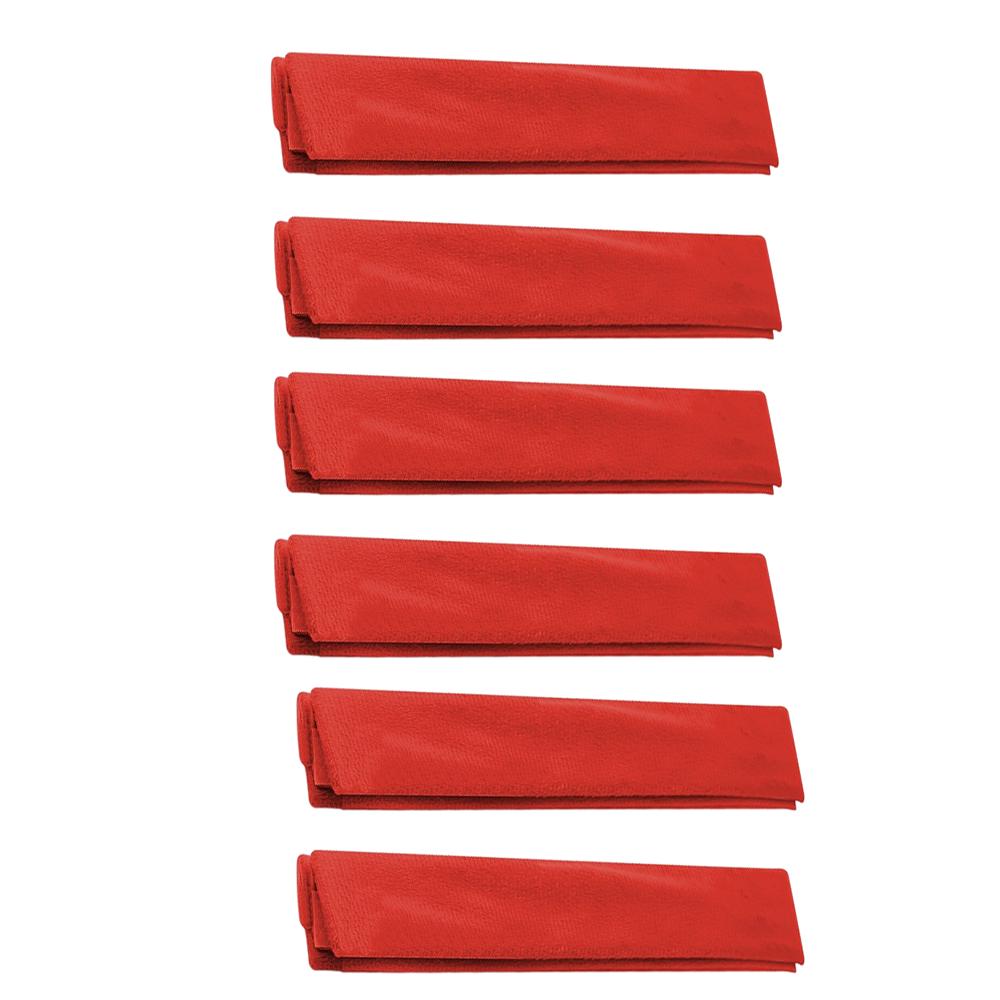 6Pcs Solid Color Refrigerator Microwave Oven Oil-Proof Door Handle Covers Washable Sliding Door Handle Protective Covers Handle Covers