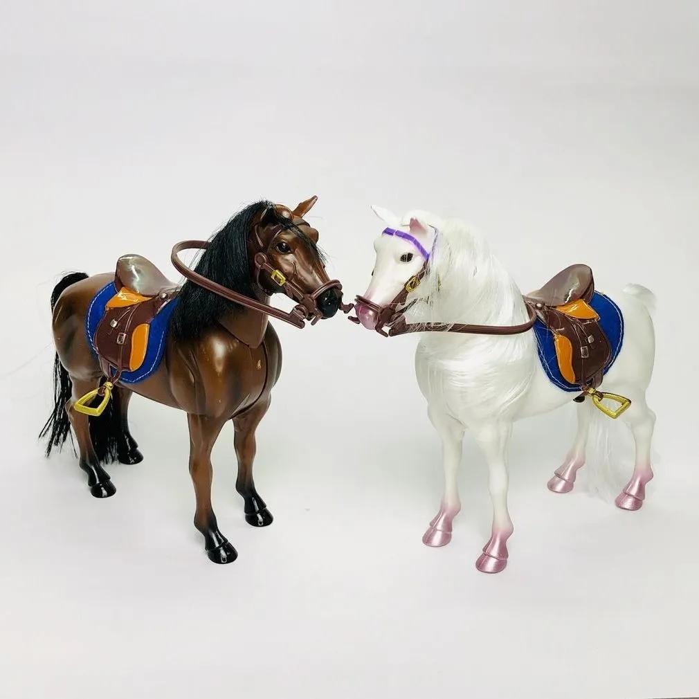 The dollhouse: simulation REINS saddle horse head riding supplies animal props mount model toy dolls
