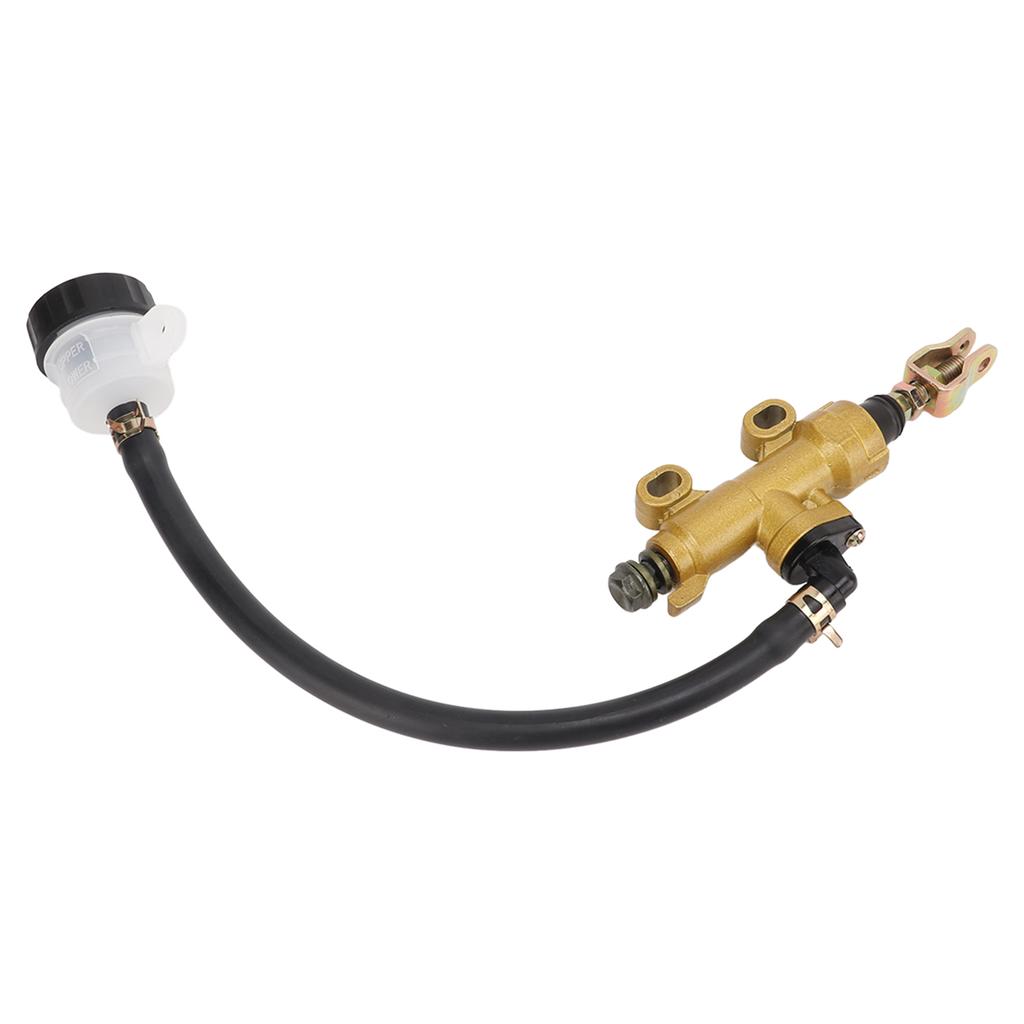 Motocyklový zadní brzdový válec s nádržkou, hydraulický, univerzální pro dirt bike