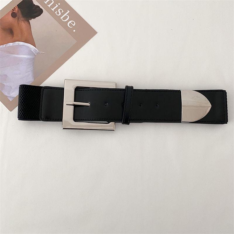 Pu Modern Black Womens Waist Belt For Summer Fashion Ideal For Dresses And Blouses