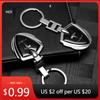 Car Sticker 2025 Hot 1/2Pcs For Tesla Model 3 Y S X Roadster Juguete SpaceX Cybertruck Car Metal Shield Styling Keychain Key Rin