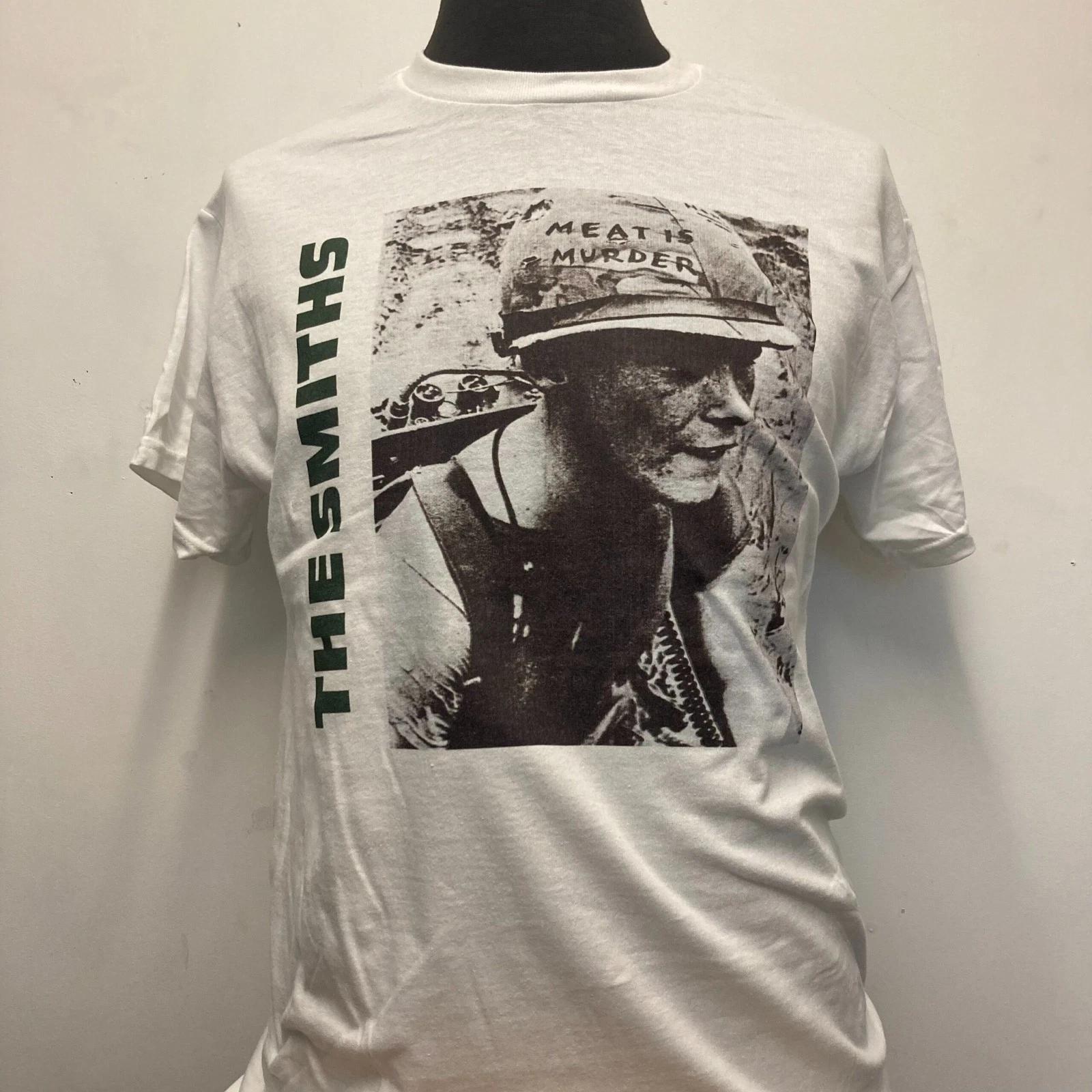 The Smiths T-Shirt Meat Is Murder Album Reproduction of 1985 Vintage T-shirt W1 L