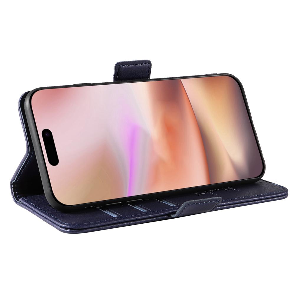 For iPhone 16 Plus Case Wallet Phone Leather Cover with Folding Stand