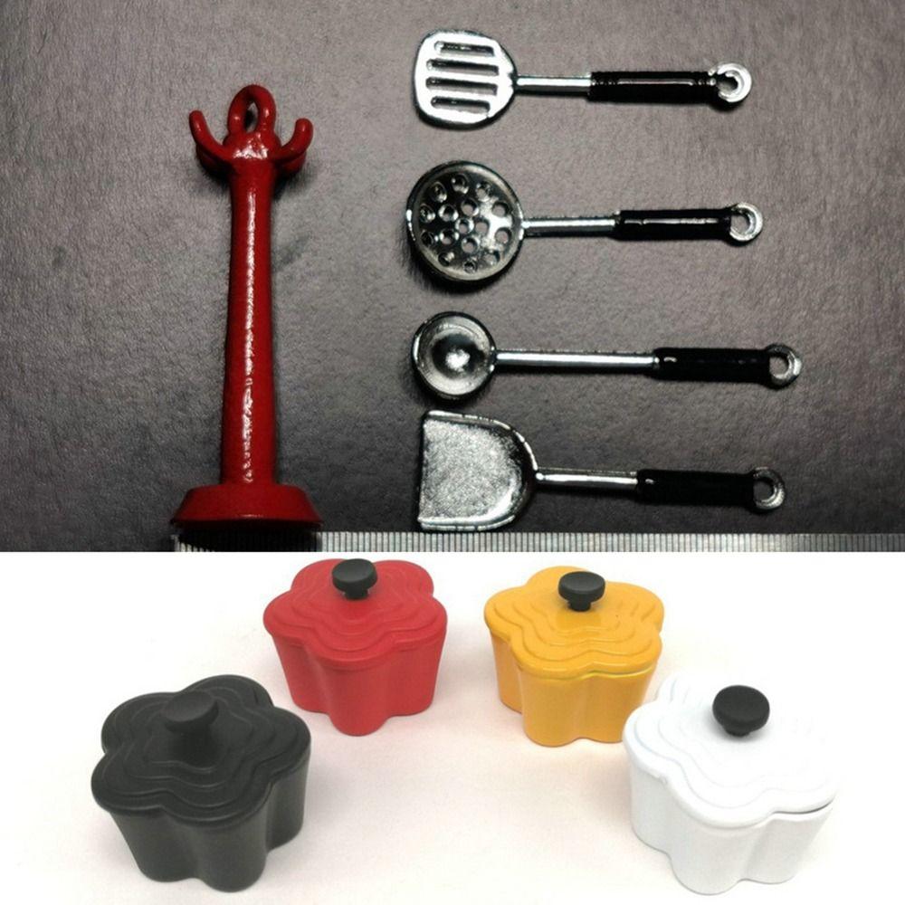 

New Boiler Pan 1:12 Dollhouse Kitchen Utensils Kids Children Gift Toys Dollhouse Decoration