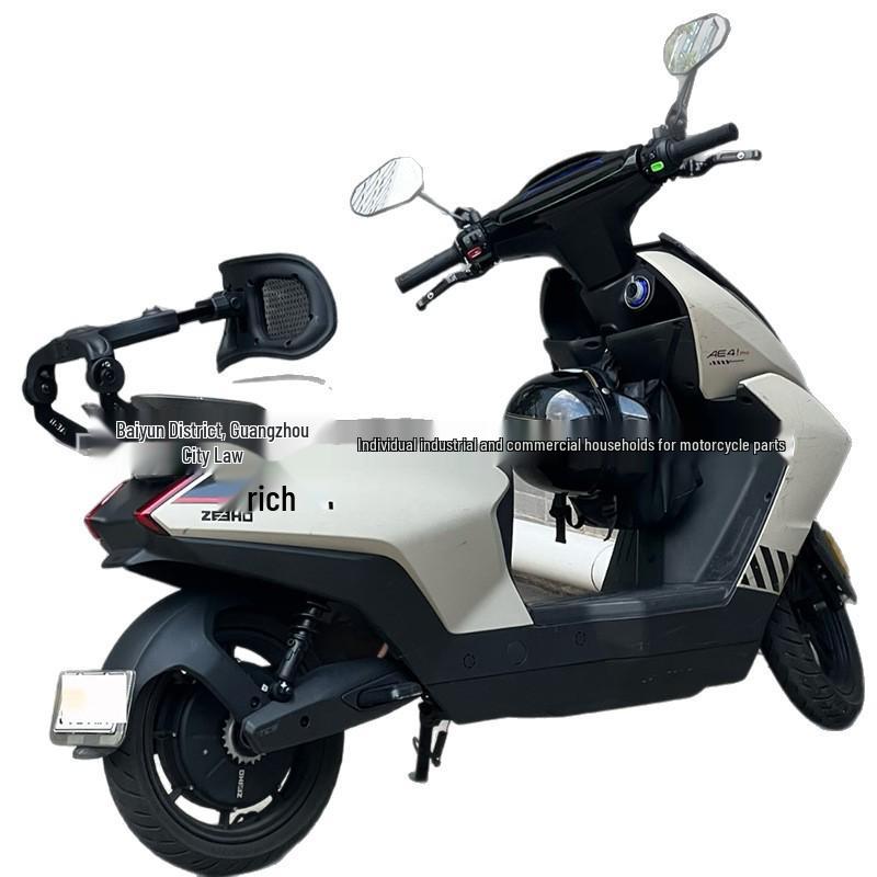 Cow FX Wind Speed Electric Bike with Telescopic Sport/Citi Folding Backrest, No-Damage Direct Installation.