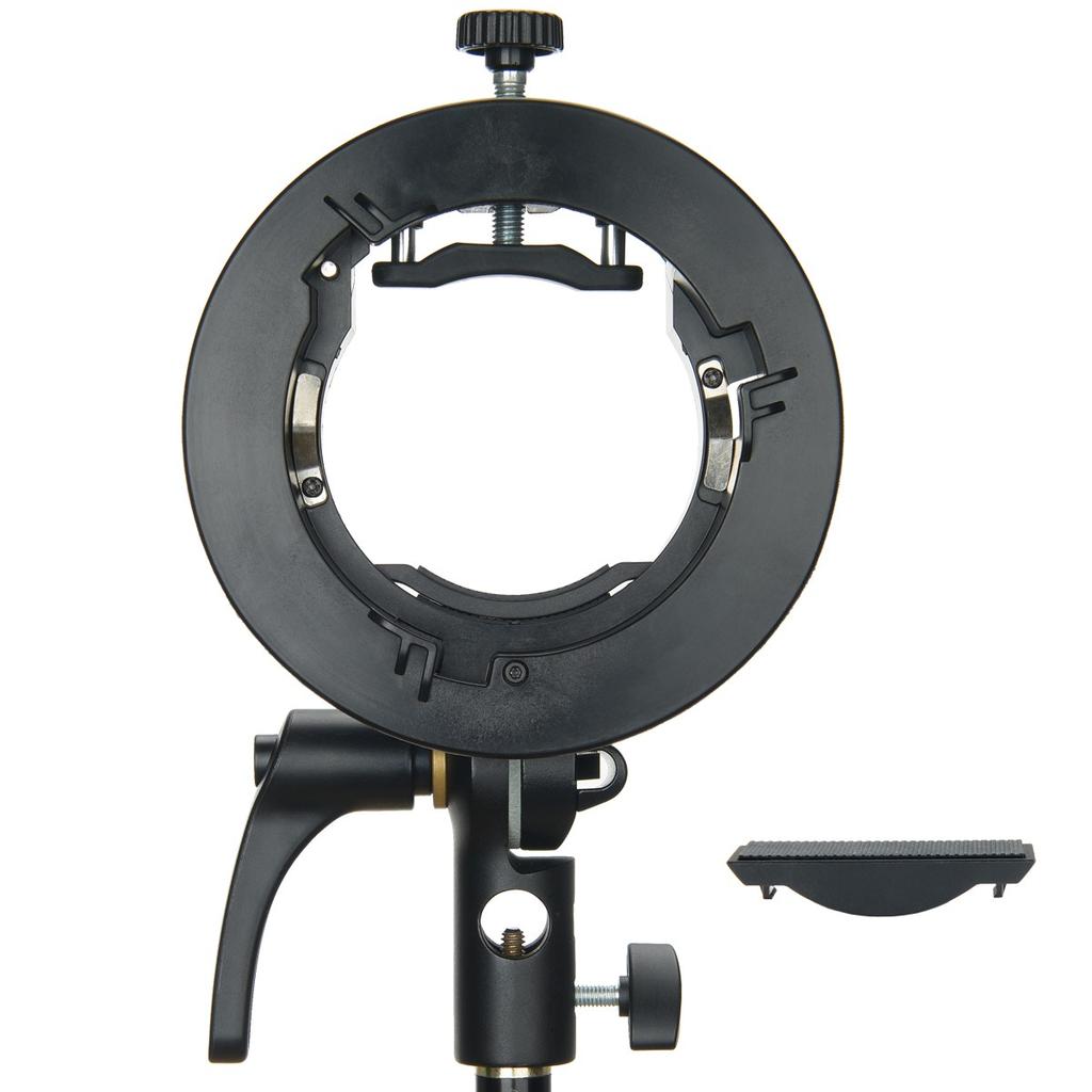 Godox S2 Flash Holder Bracket S-type Bowens Mount Lamp Holder Handheld for Godox Flash Light Snoot Softbox Beauty Dish Honeycomb