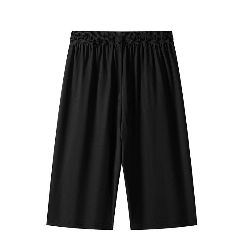 Men's Quick-Dry Breathable Ice Silk Running Shorts - Summer Loose Fit, Mid-Length, 2026