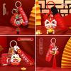 Year of the Dragon Keychain: Tang Suit Little Dragon Pendant for Bags and Cars