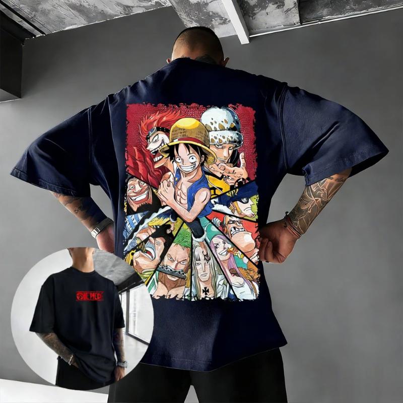 One Piece Luffy Anime T Shirt Men Women Cartoon Graphic Tee Casual Cotton Tops Streetwear Kawaii Cosplay Y2k Clothes 2026 Summer