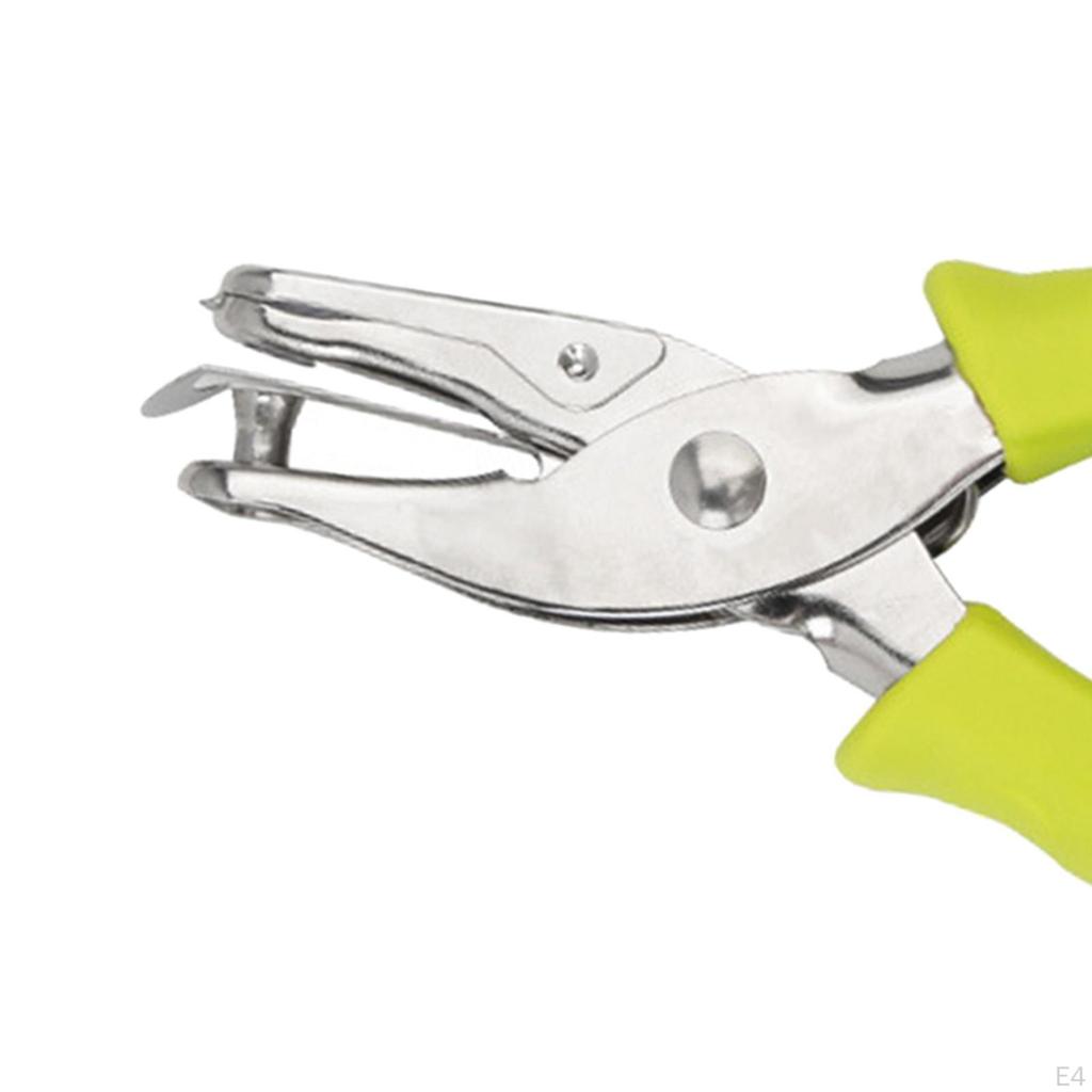Paper Hole Punch, Hand Held Punch for Circle Holes, Heavy Duty Tool,