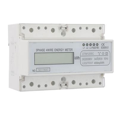 220380V 2080A Energy Consumption Digital Electric Power Meter 3 Phase KWh Meter with LCD