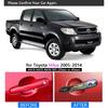 for Toyota Hilux 2005 - 2014 Chrome Handle Cover Trim AN10 AN20 AN30 SR5 2007 2008 2010 2013 Accessories Stickers Car Styling