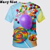 Sweetie Cherry Cake Graphic T Shirt For Men Clothing Unisex 3D Print Fruit