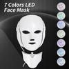 7 Color LED Phototherapy Mask - Facial & Neck - Whitening, Anti-Acne, Pore Shrink