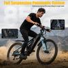 Electric Bicycle All Terrain Vitilan M5 27.5" Tire 500W Motor Fully Suspended Adult Electric Bike 48V 15Ah Dual Hydraulic Brakes Max Load 150Kg