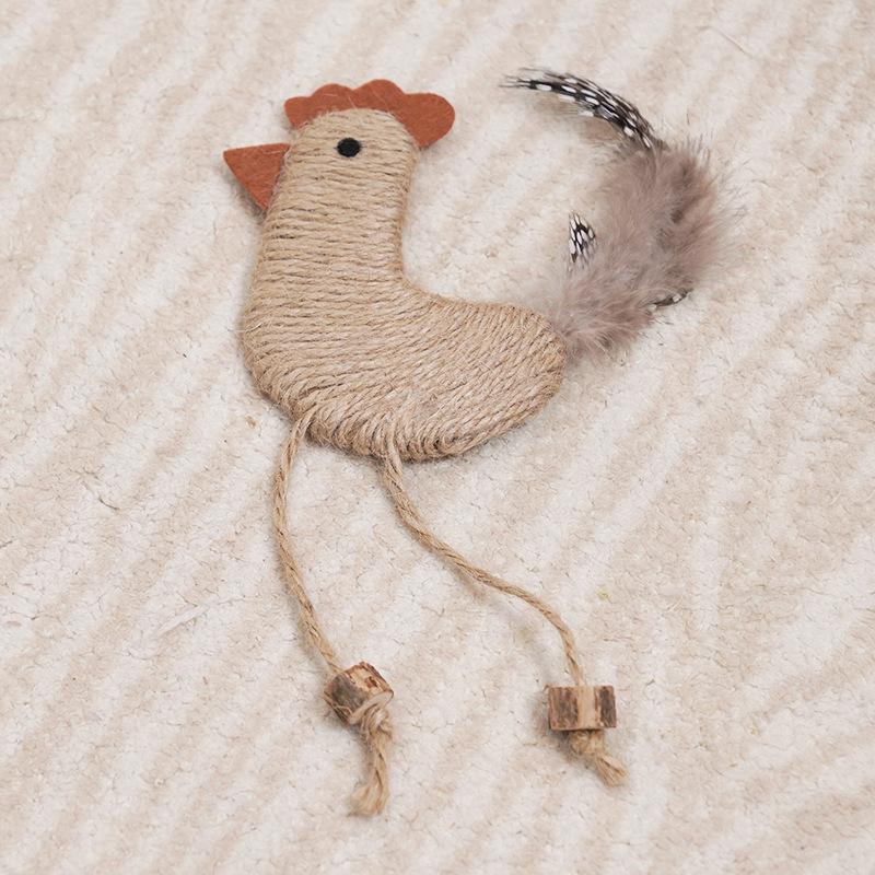 Wood Polygonum Molar Stick Cat Toy Self-hi Anti-boredom and Bite-resistant Catnip Ball Tease Cat Stick Kitten Molar Pet Supplies