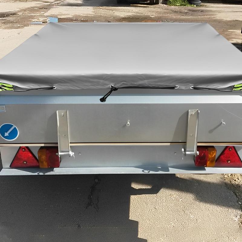 RV Cover  Water-Proof Travel Trailer RV Cover Ripstop Travel Extra-Thick Anti-UV Top Panel Durable Camper Cover Breathable Truck