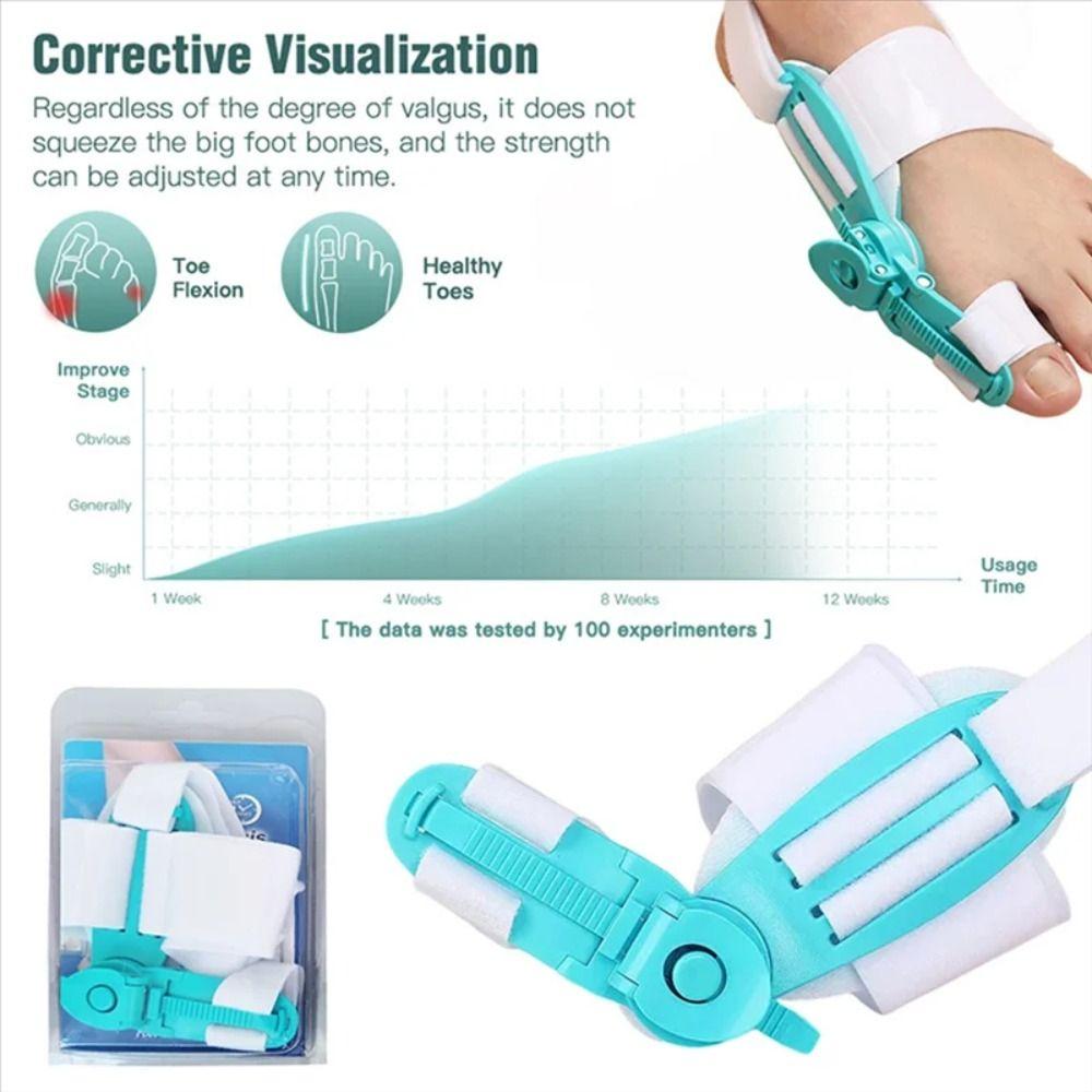 Halluks Valgus Başparmak Düzeltici Tokalı Ayarlanabilir Ayak Düzeltme Ateli Bunyon Düzeltici Unisex