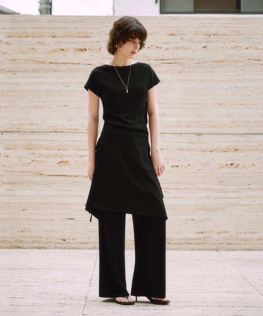 Zero Street [2 Colors] Le Zero Pleated Layered Pants