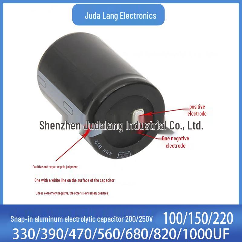Refurbished Horn Type Aluminum Electrolytic Capacitor 200V/250V, 220uF/330uF/680uF Series