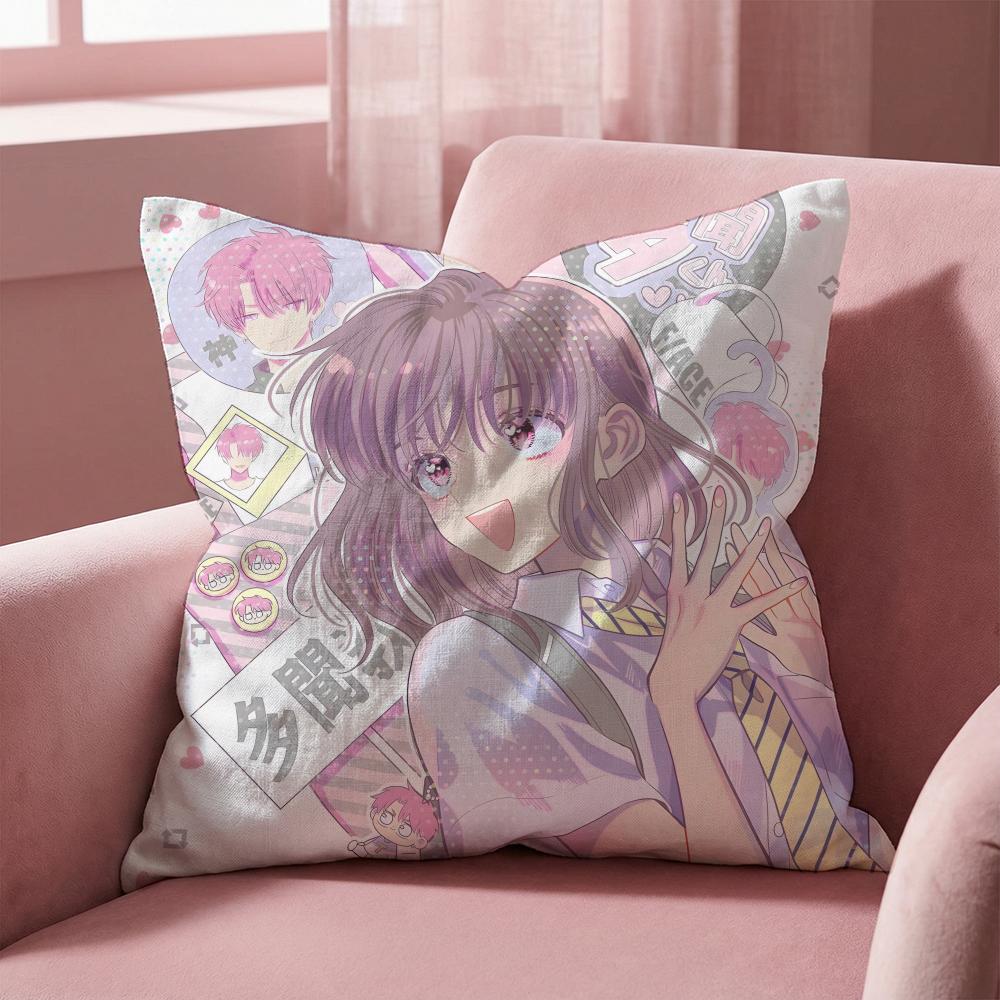 Tamonkun Ima Dotchi Cushion Cover MultiScene Pillow Cover for Home  Car  Reversible Soft  Durable for Daily Use