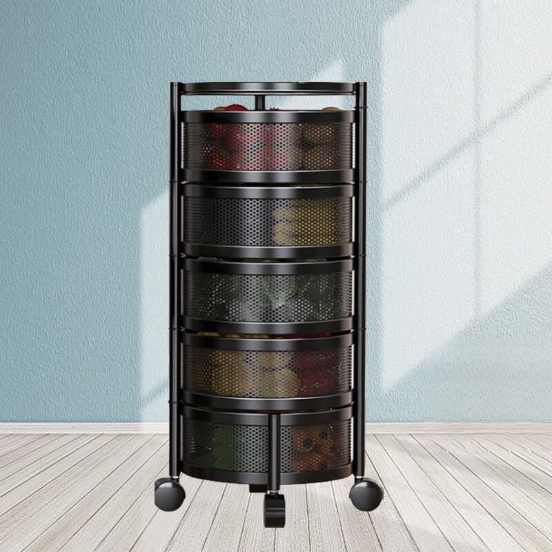 Multi-layer Floor-Standing Kitchen Storage Rack
