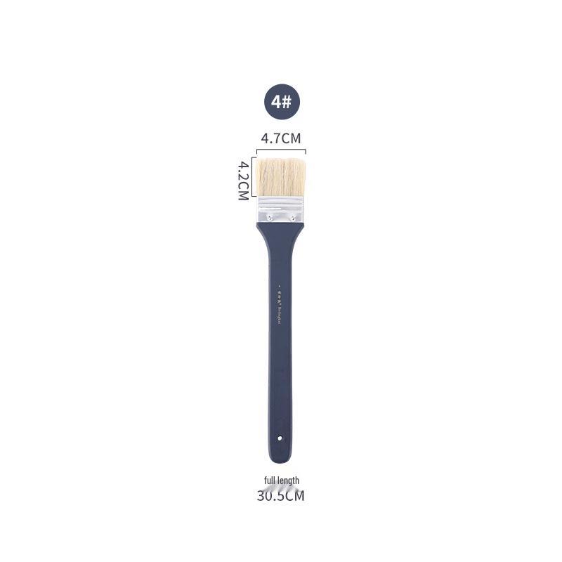 Extended Handle Boar Bristle Paint Brush for Wall and Oil Painting