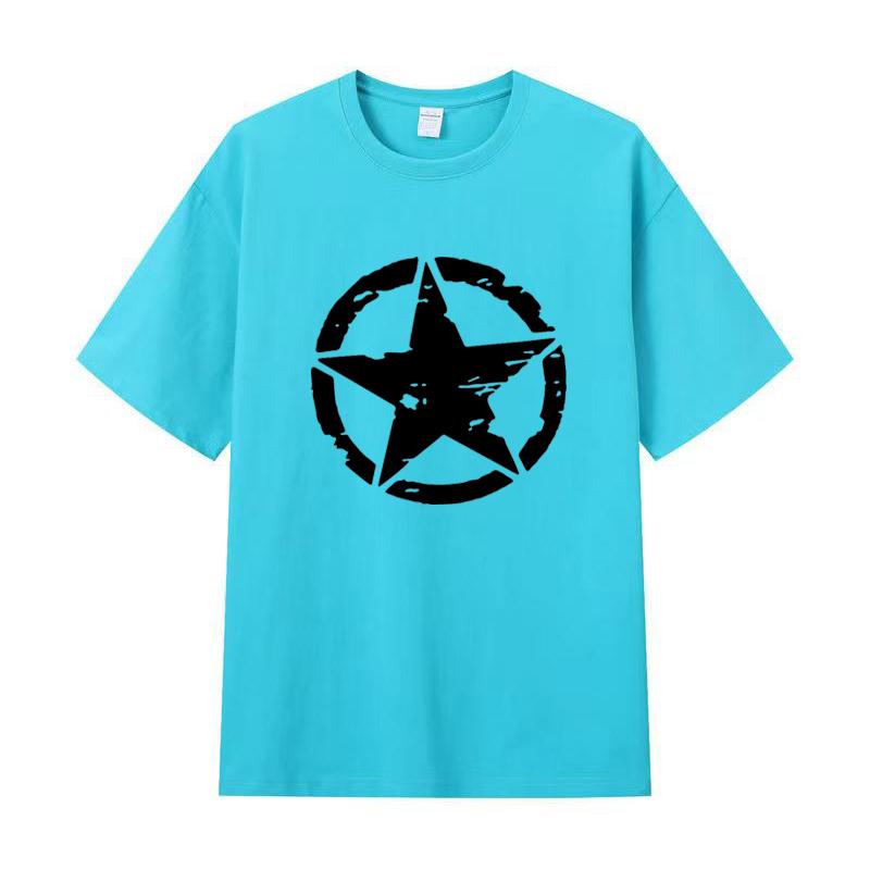 Tricou de vară pentru bărbați Tricou imprimat cu mâneci scurte din bumbac de înaltă calitate Tricou pentru femei Cămașă sport la modă Top de jogging casual