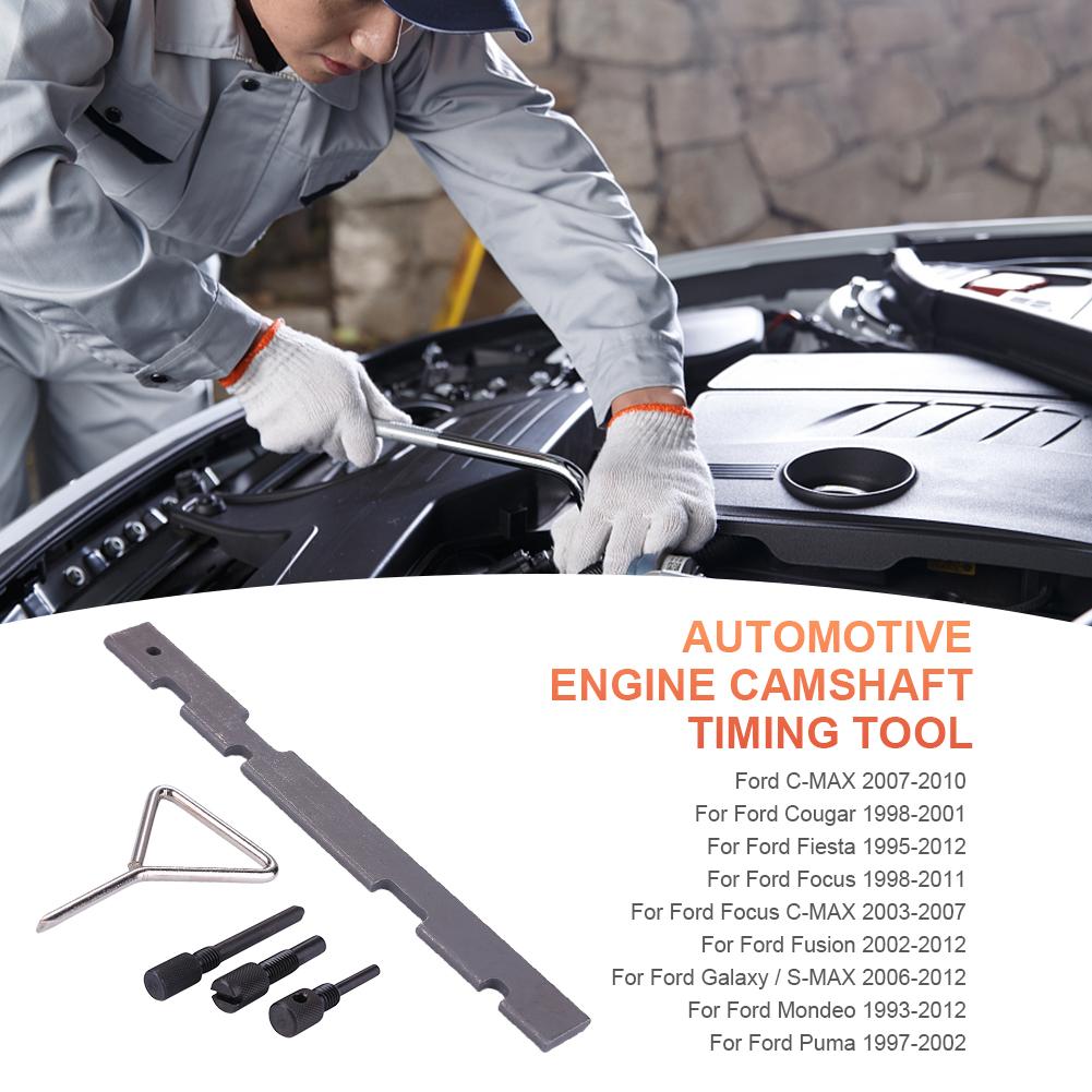 5Pcs Car Engine Camshaft Timing Locking Set Alloy Steel Auto Engine Camshaft Timing Tool for Ford Fiesta 95-12 for Mazda 3 BK BL
