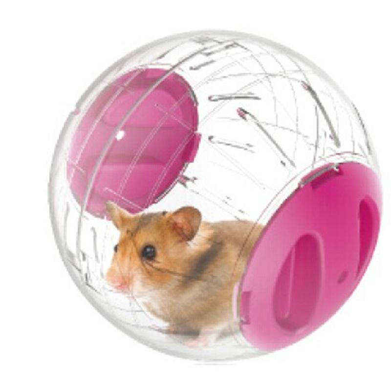 

Домашній улюбленець Гризун Миші Хом як Піщанка Щур М яч для бігу Клітка для вправ рожевий
