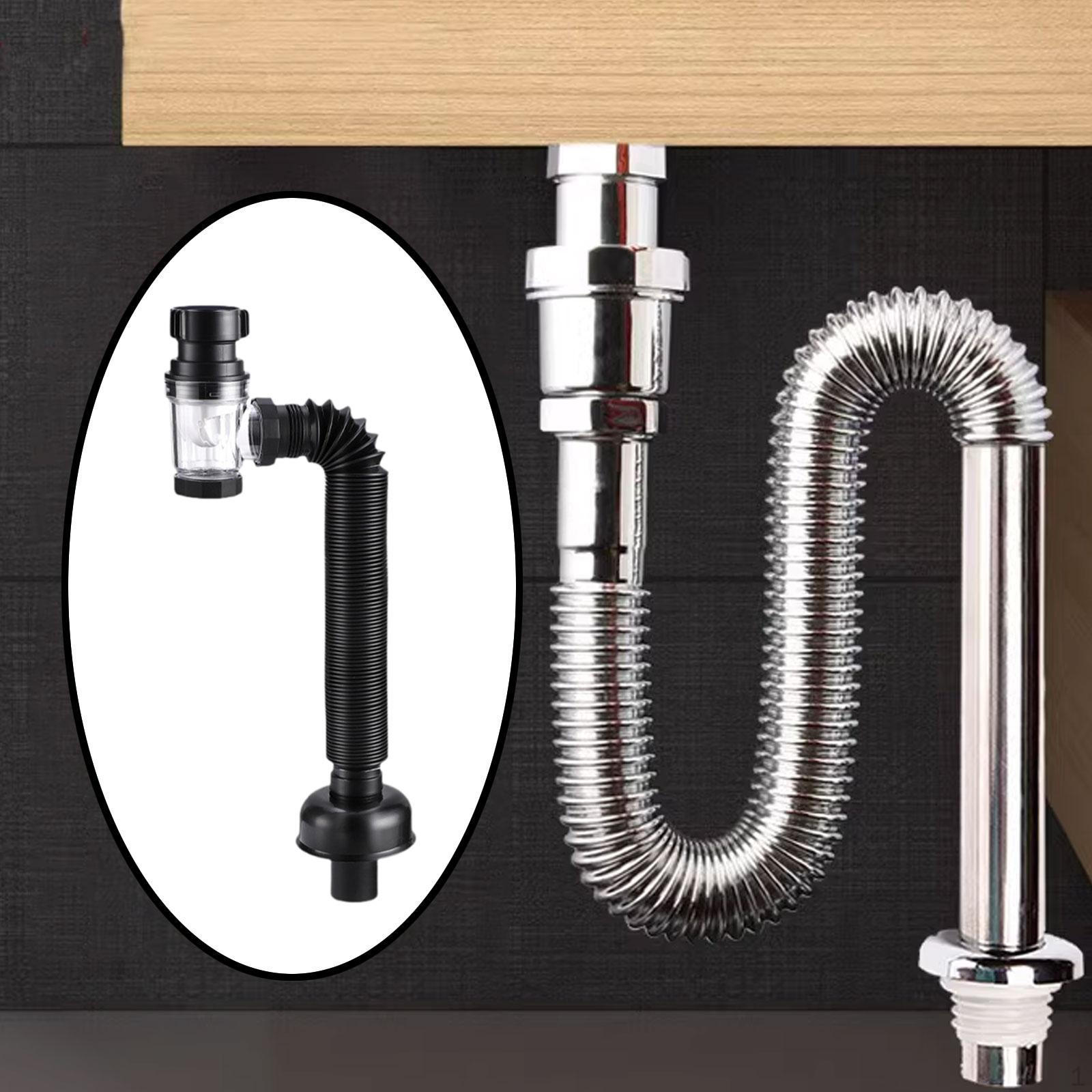 

Комплект для слива раковины в ванной комнате, расширяемые сменные детали, дренажная труба plain drain