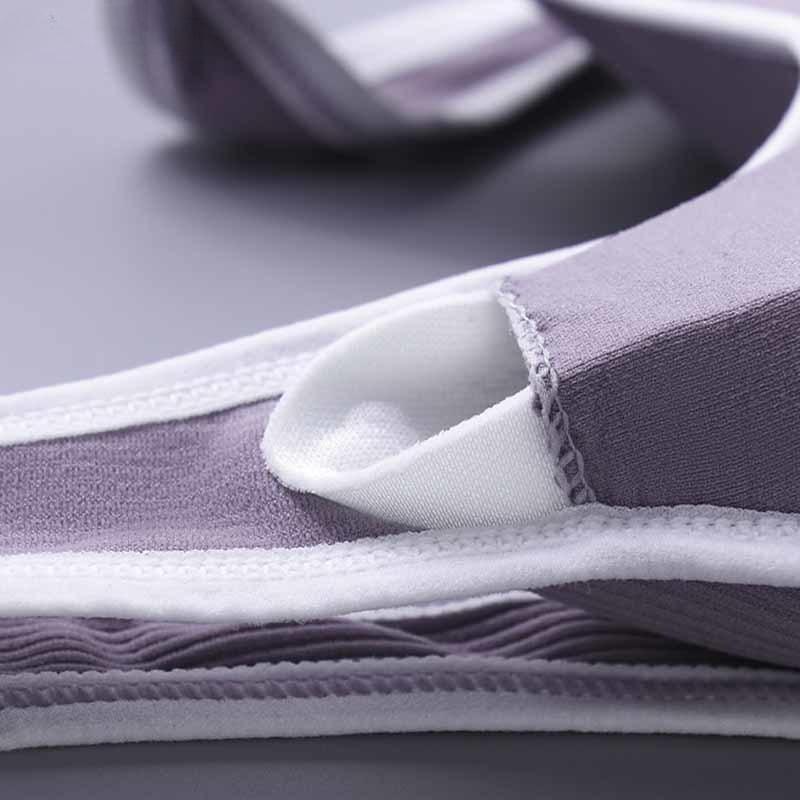 Bralette a Coste Senza Cuciture DunShen - Copertura Completa Senza Ferretto Taglie Forti