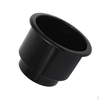 Black Center Drink Bottle Holder Boat Motorhome