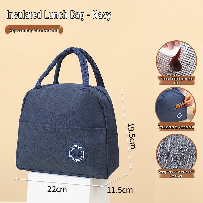 Insulated Bento Lunch Tote - Waterproof and Oilproof Meal Carrier