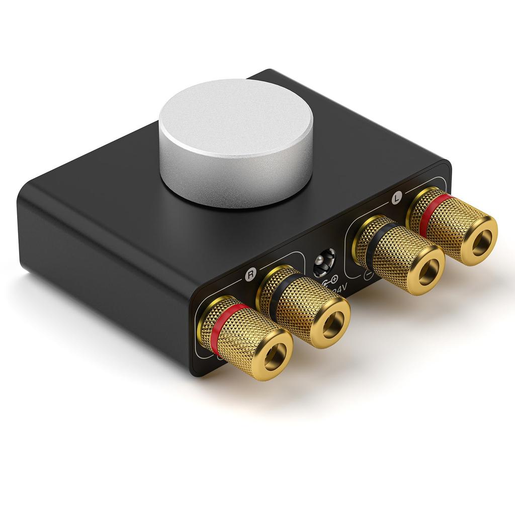 Nobsound TONE HiFi Digital Equipped with 50W X Bluetooth with Encoder Compact for Home Power Adapter Amplifier TPA3116, 2, 5.0, Knob, Design,