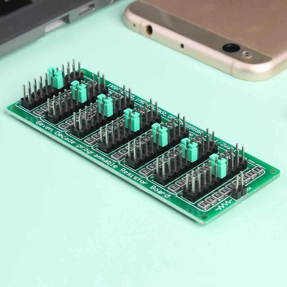 Resistance Board Components Step Accuracy 1R Programmable Resistance Module Seven Decade Resistor Board