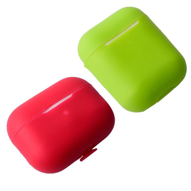 Apple Earphone Protective Silicone Case with Dust Plug for 1st & 2nd Gen Pro