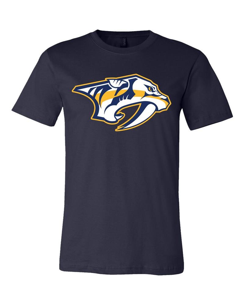 Nashville Predators Main Team logo shirt S-6XL Tracking!! Unisex T-Shirt L