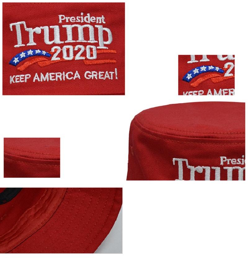 Donald President Trump 2020 Keep America Great Cap Embroidered Bucket Hat Unisex