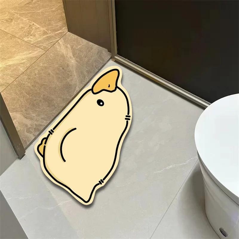 Diatom mud toilet door quick-drying door mat entry bathroom non-slip mat toilet absorbent floor mat