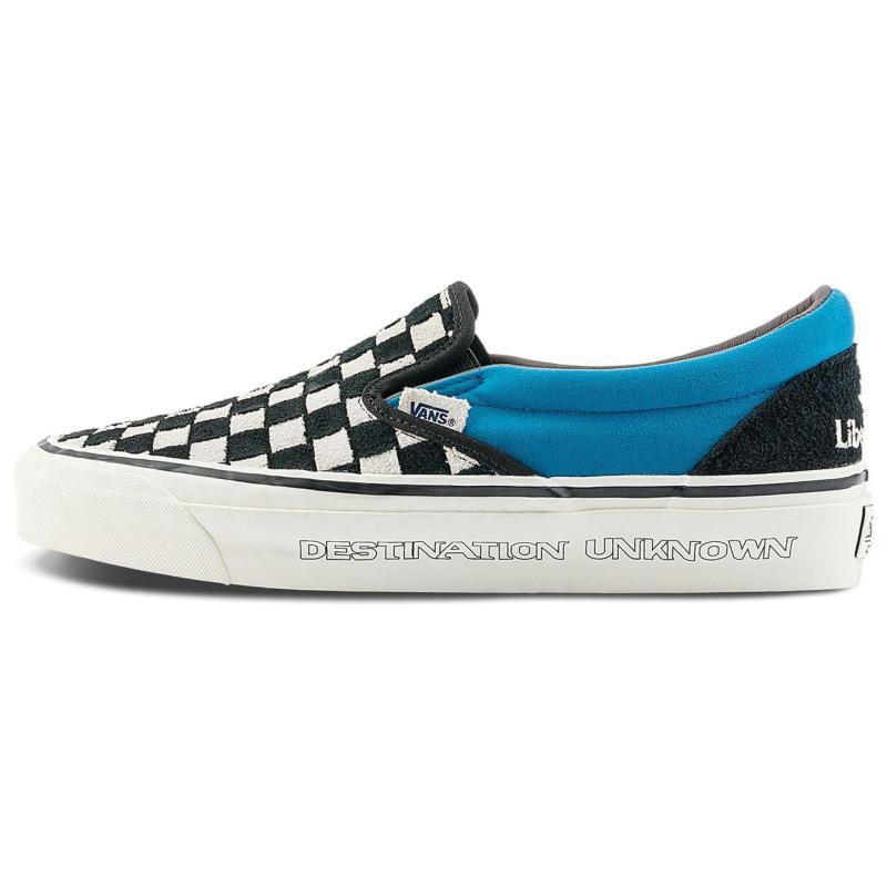 

Vans Кеды Liberaiders X Vans Classic Slip On 98 Dx Destination Unknown Checkerboard Blue VN0007PJ7Z2 42.5