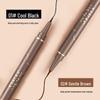 Waterproof & Sweatproof Quick-drying Eyeliner Pen - Black/Brown, Smudge-resistant Fine Tip for Natural Look