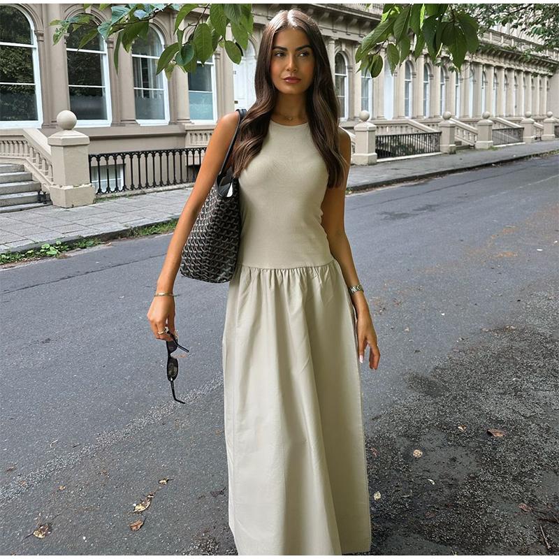 Women's Summer Dresses New Chic Slim Simple Elegant Holiday Dress Street Female Comfortable Youth Dress
