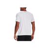 Under Armour Logo Print Crew Neck T-Shirt Men Tops White 1361676-100