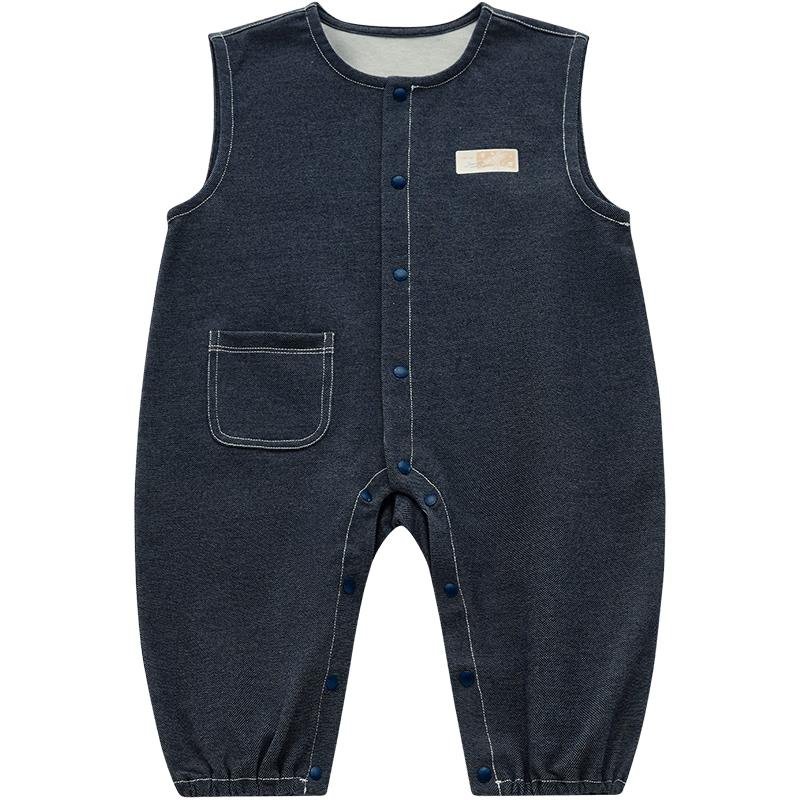 Labi Baby Faux Denim Sleeveless Romper 66