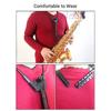 Comfortable Saxophone Shoulder Strap Sax Harness Strap Adjustable for Alto/Tenor/Soprano Saxophones