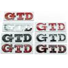 3D Metal GTD Style Emblem - For Rear Trunk & Front Grill, Compatible with Select VW Polo/Golf MK4-MK7 Models Auto Accessories