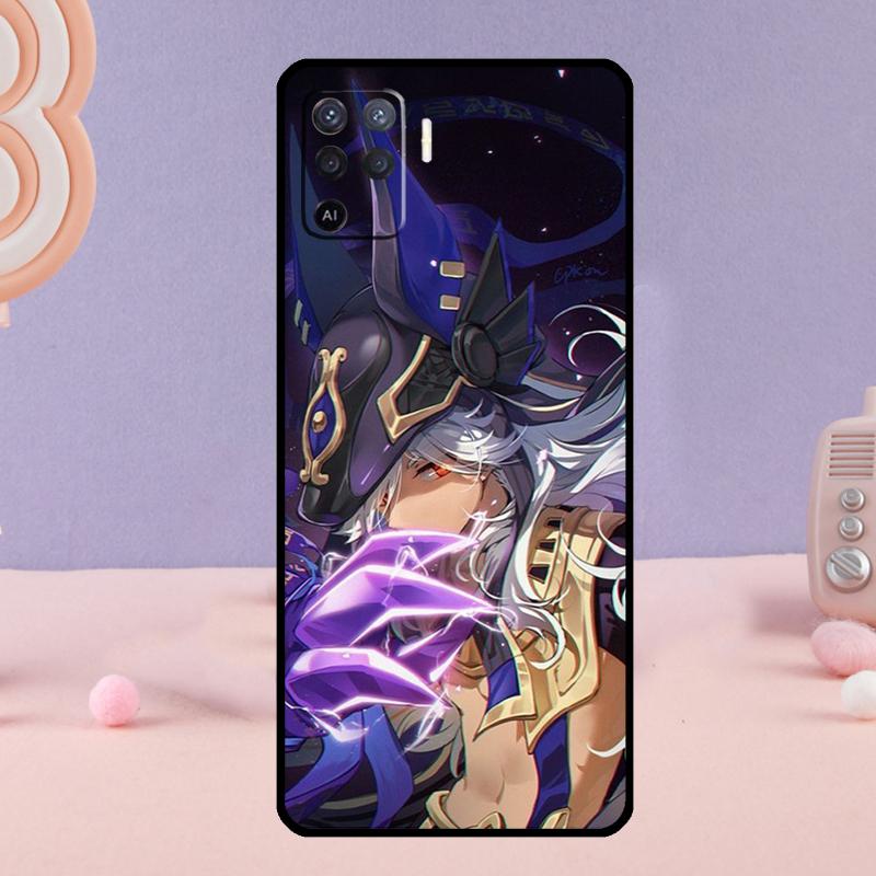 Genshin Impact Cyno Phone Case For Oppo A80 A60 A40 A94 A54 A98 A78 A18 A38 A58 A16 A76 A96 A17 A77 A74 A57S A15 OPPO A98 5G