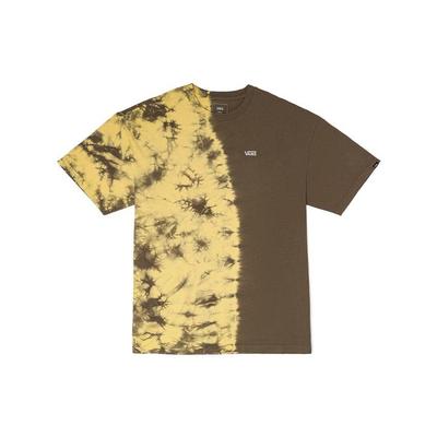 Vans Oversized Tie-Dye American Street Style Round Neck Loose Straight Short Sleeve T-Shirt Unisex Tops Multicolor VN0A5H7BY7A