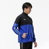 Training Wear MCL Surf Blue x Size L [Mizuno] Warm-up Jacket, Sweat-wicking, Quick-drying, Stretch, 32MCD110, Unisex, Black,
